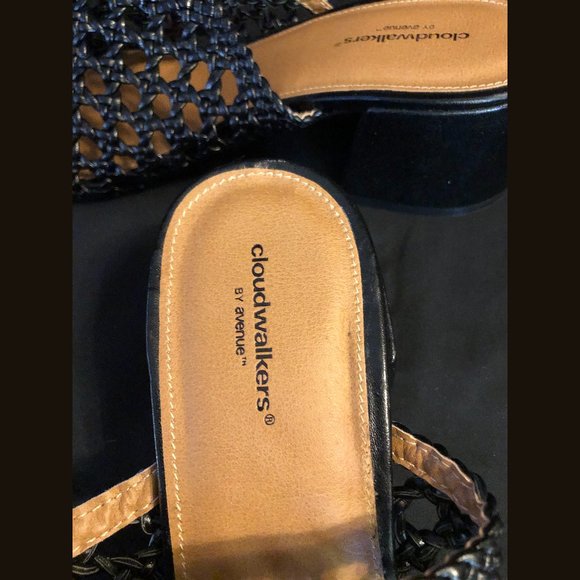 Black Cloudwalkers Slides Size 10W - Picture 4 of 7